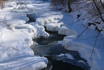 Winter Stream in New Hampshire