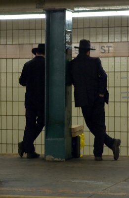 Two Men with Hats at 96 St