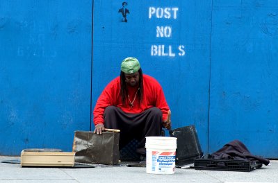 Street drummer