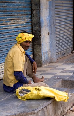 Man in yellow