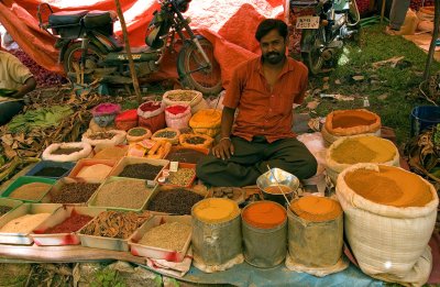 Spices seller