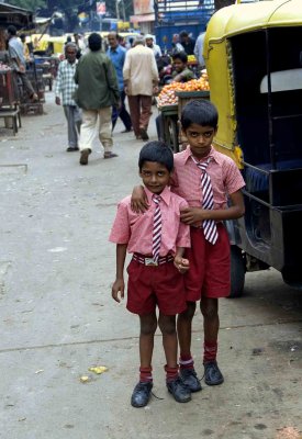 Two schoolboys