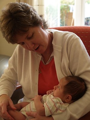 With aunty Theresa