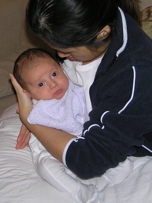 Mammy burp, mammy burp!
