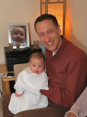 Daddy burping