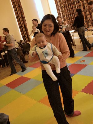 Dancing at the sign language workshop