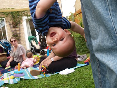 Henry upside down