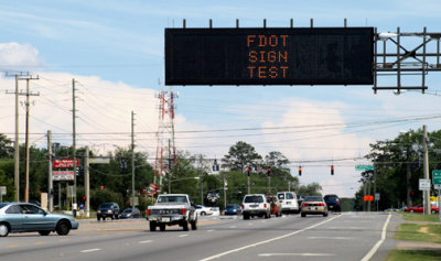 Fancy traffic sign test