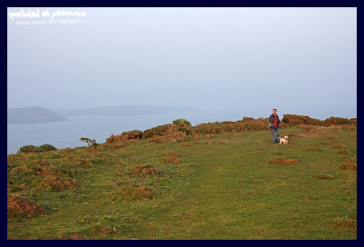 evening light on trewent point