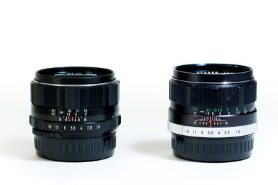 Match 8: (6) Fuji Fujinon 1:1.8 55mm vs. (11) Super-Multi-Coated Takumar 1:1.8 55mm