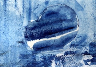 Mother and Child - French blue