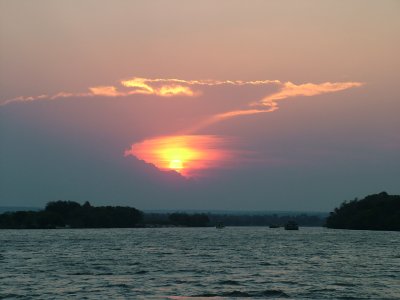 African Sunset from the African Queen.JPG