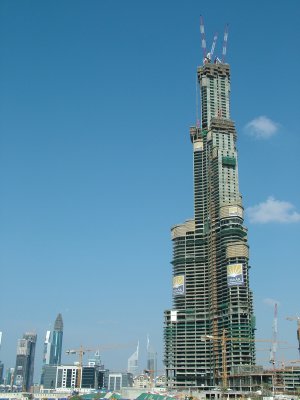 1232 15th December 06 Progress at Burj Dubai.JPG