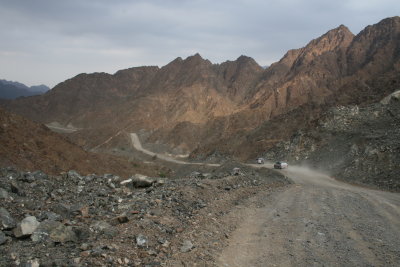 1528 30th December 06 Cold Wet day in the Hajar Mountains.JPG