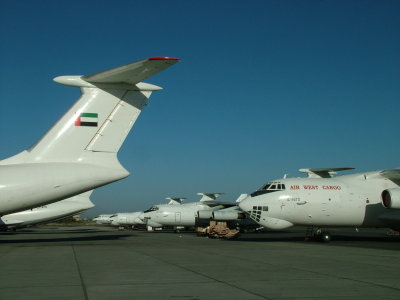 0738 3rd January 06 Freighter Ramp Sharjah Airport.JPG