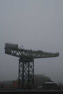 Clydeport Crane Foggy Day in Glasgow.JPG
