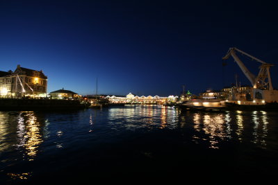 Waterfront Cape Town at Night.JPG