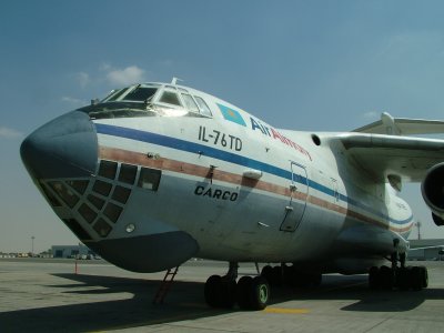 1109 21st February 2007 Air Almaty IL76.JPG