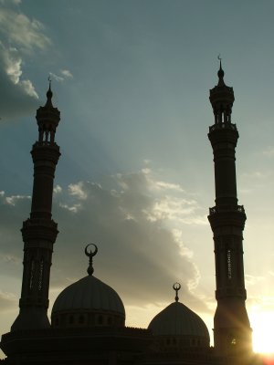 Mosque at Sunset Bur Dubai.JPG