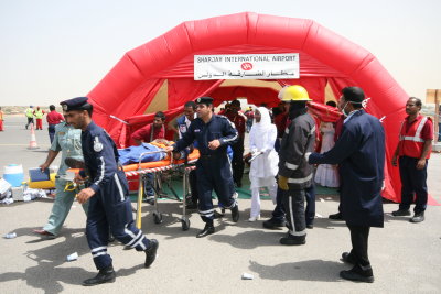 1159 11th April 06 Casualties Sharjah Airport Emergency Exercise.JPG