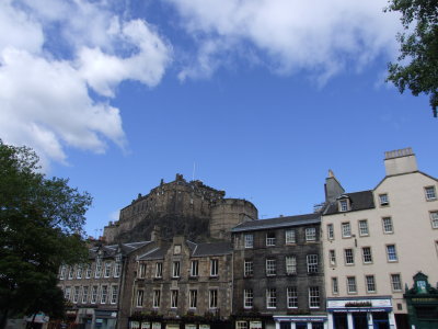 Grassmarket and Edinburgh Castle.JPG