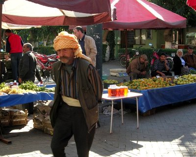 Man in market