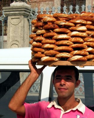 Simit seller Istanbul