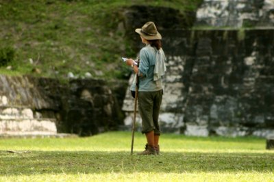 Modern-day explorer Tikal Guatemala