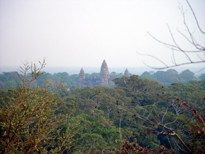 Temple in the distance