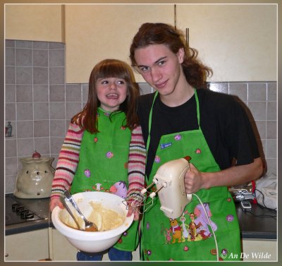 Janne & Stein in the kitchen...