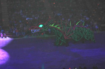 The scary dragon