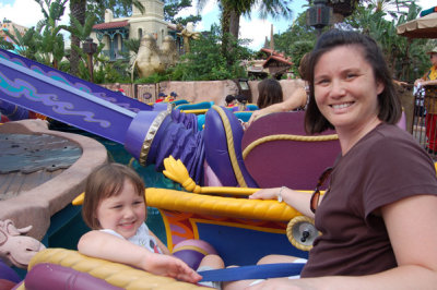 Rory and Mommy on the Magic Carpet