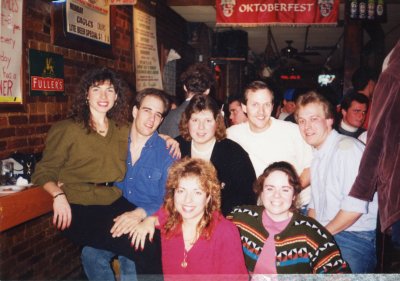 group shot 1989 Mineola Comedy Club