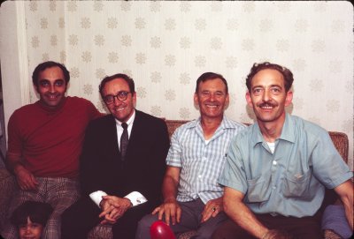 Bernard Buddy, Herbert, Henry and Sy Wexler and Steven too -1968