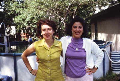 Mom and Mrs Vedilago, Rockville Center, NY 1972