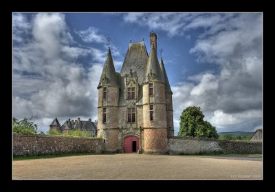 Gate house at Chateau Carrouges