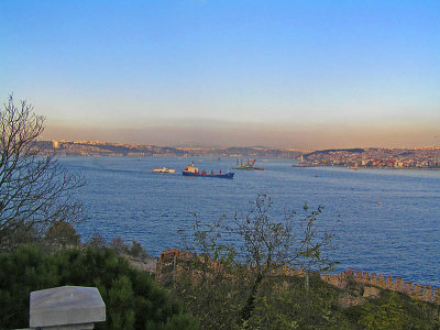 Bosphorus from Topkapi Palace