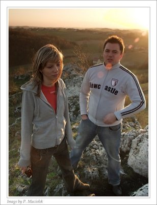 On the top