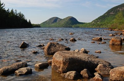 Jordan Pond & Bubble  Mountains