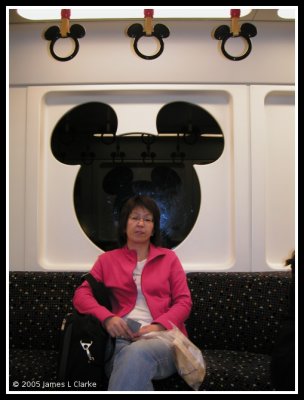 Ritsuko on the Disney Train
