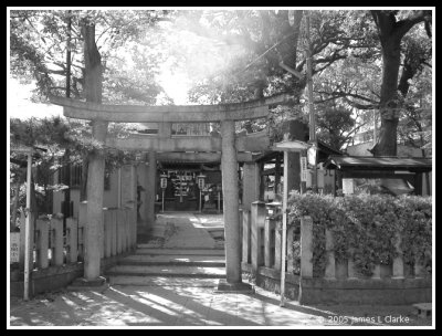 Neighbourhood Shrine (B&W)