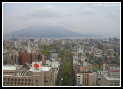 The view of Sakura-jima