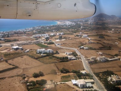Arriving at Naxos Island