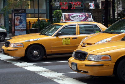 Taxis on 34th Street