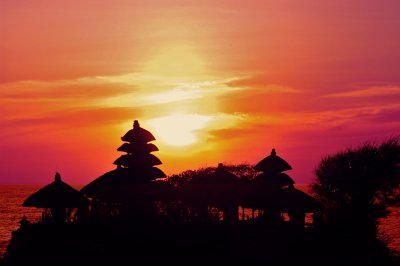 Temple At Sunset 1