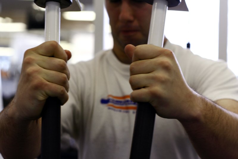 Brendan at gym