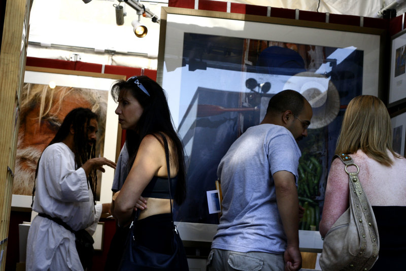 Emersons very popular booth of photographs