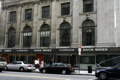 the old Hahn's Shoe Store where we used to shop in the 1940s