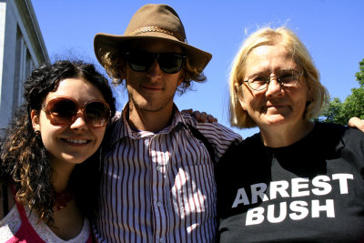Brandy, Miles & Col. Ann Wright of Code Pink & A.R.T.