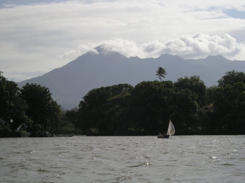 ...under the shadow of the ominous Volcan Mombacho